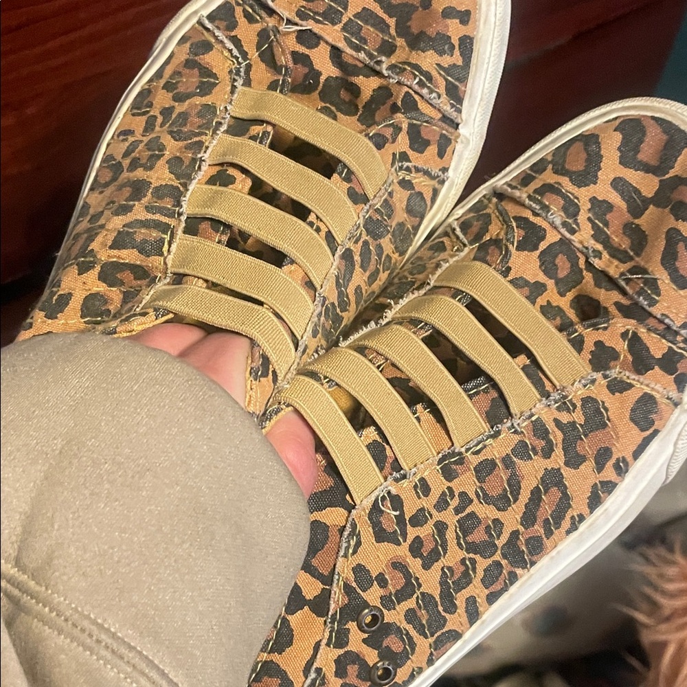 Leopard Print Women's Sneakers